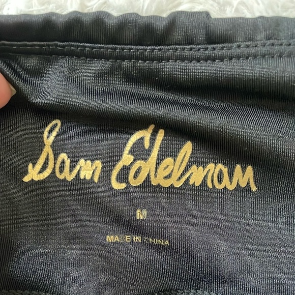 Sam Edelman gray and black capri leggings - Picture 2 of 13